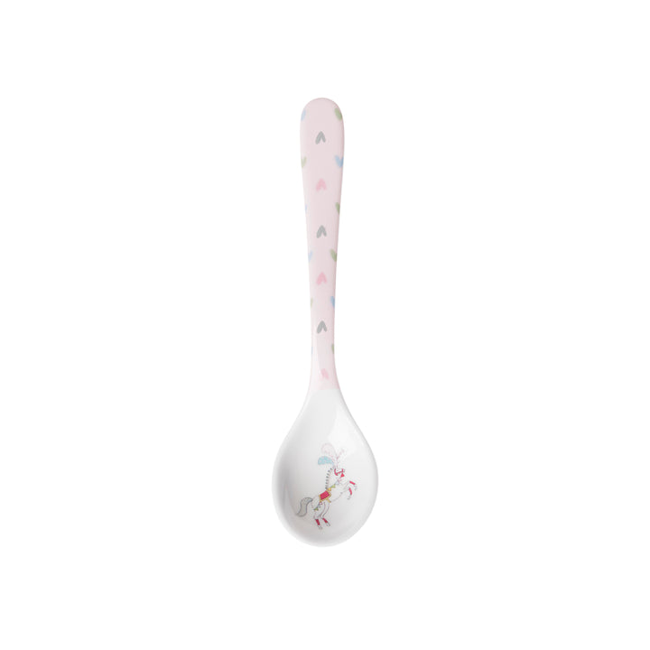 Fairground Ponies Childrens Melamine Baby Spoon by Sophie Allport