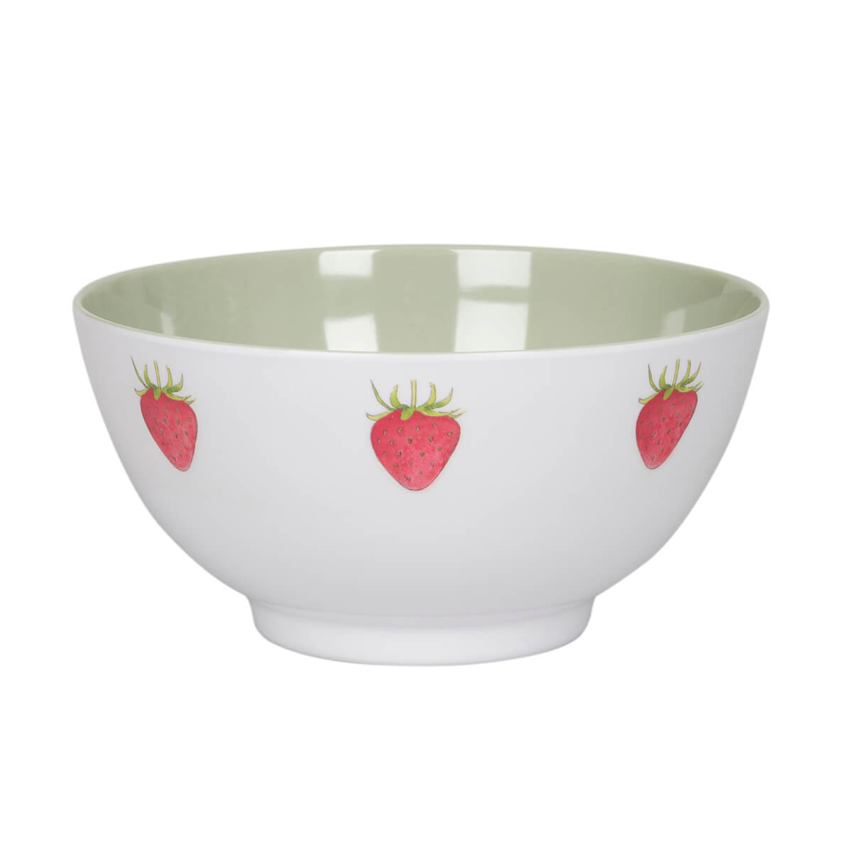 Strawberries Melamine Bowl