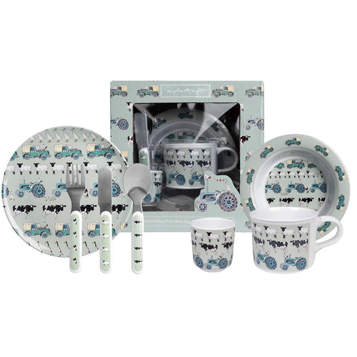 On The Farm Kids Melamine Dinner Set 