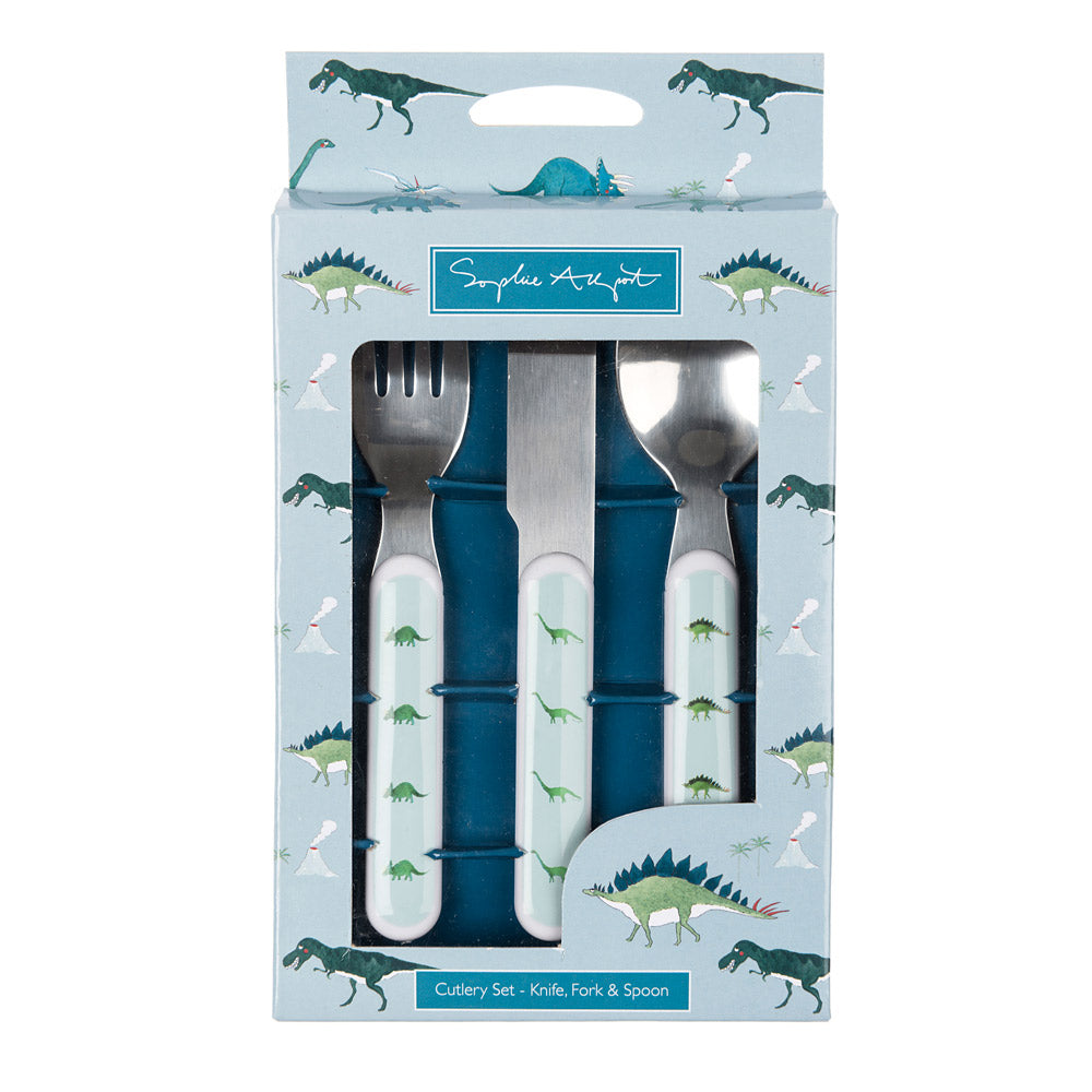 Dinosaurs Childrens Melamine Cutlery Set