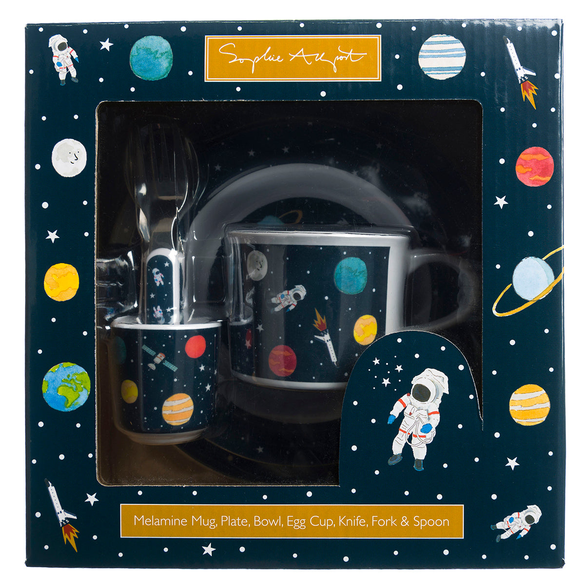 Space Childrens Melamine Set