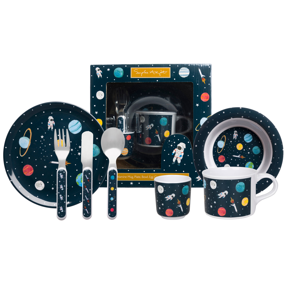 Space Childrens Melamine Set