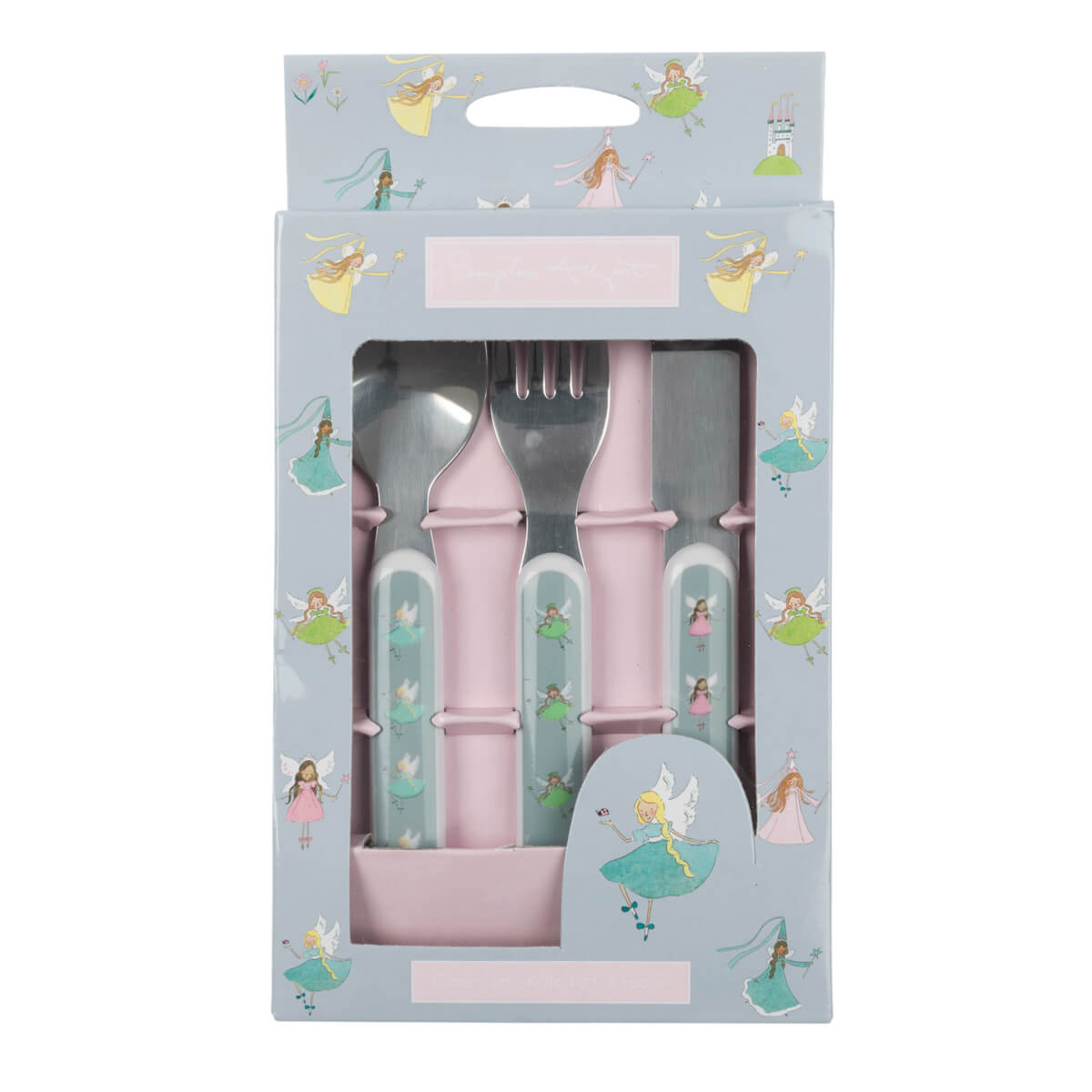 Princess Fairies Childrens Melamine Cutlery Set