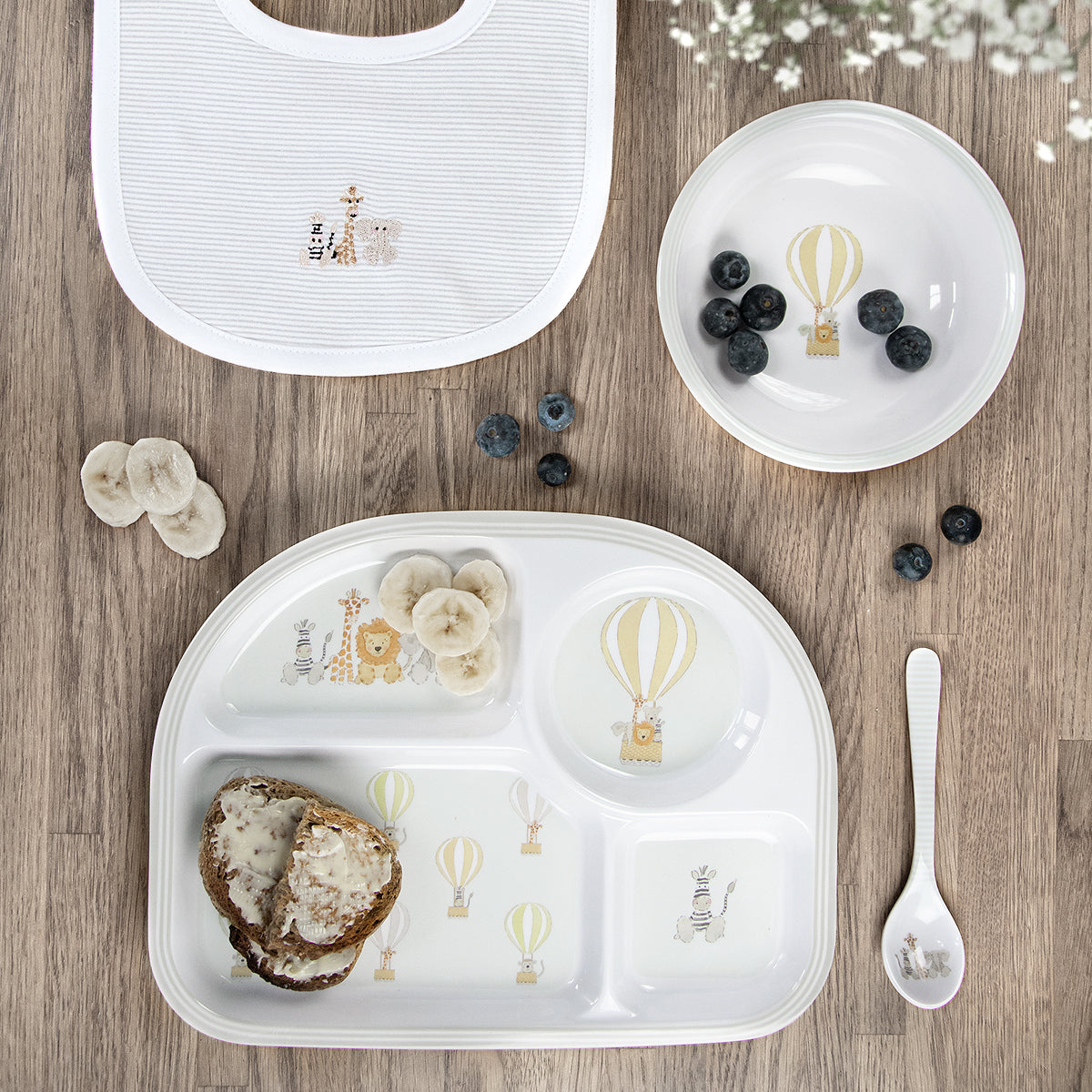 Bears & Balloons Childrens Divider Plate