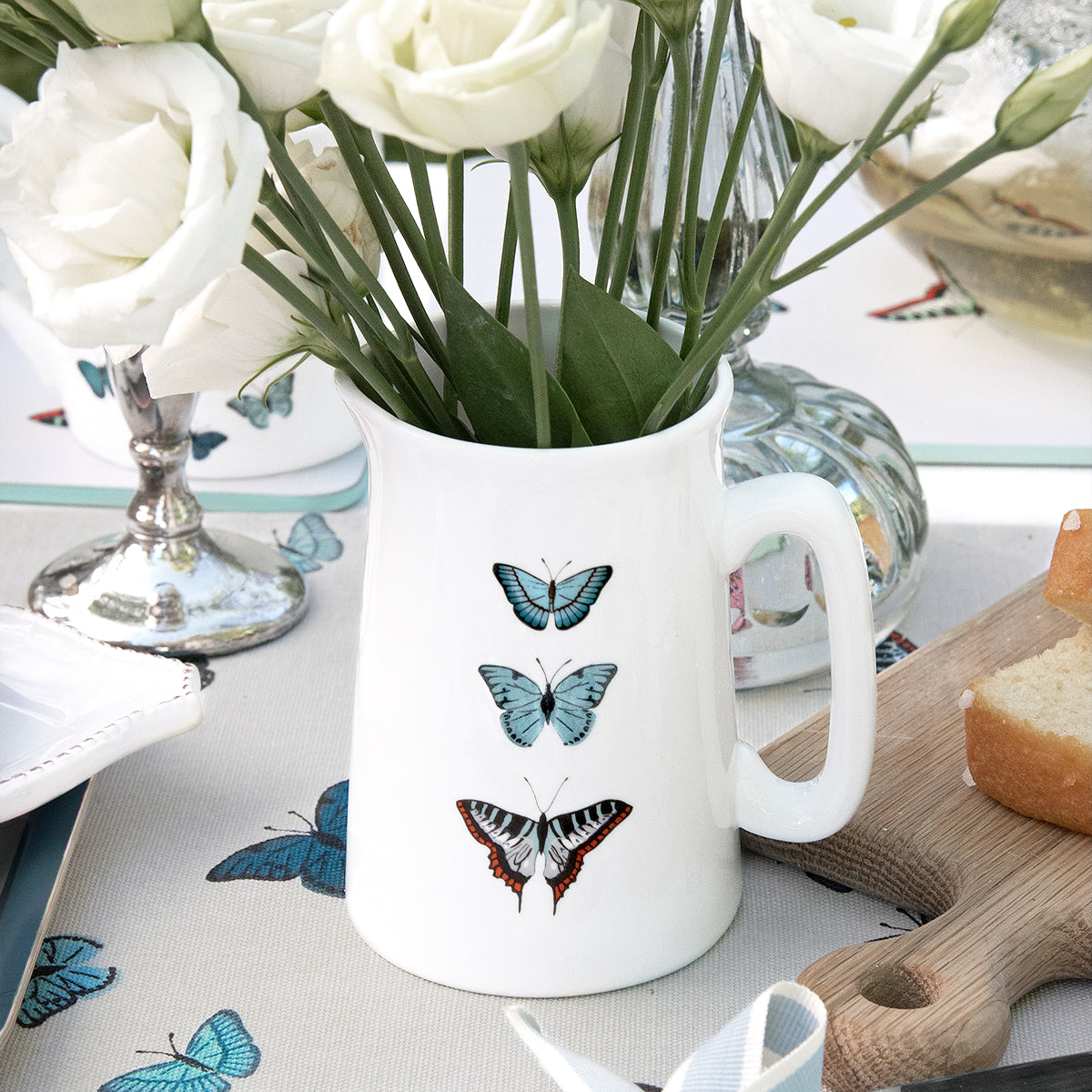 Fine bone china Butterflies Jug from Sophie Allport