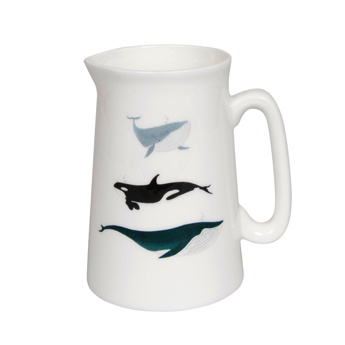 Whales Fine Bone China Jug Small by Sophie Allport