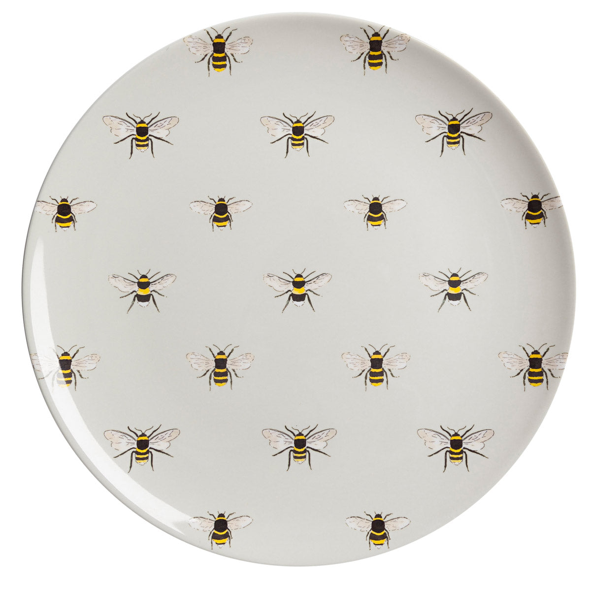Bees Melamine Dinner Plate