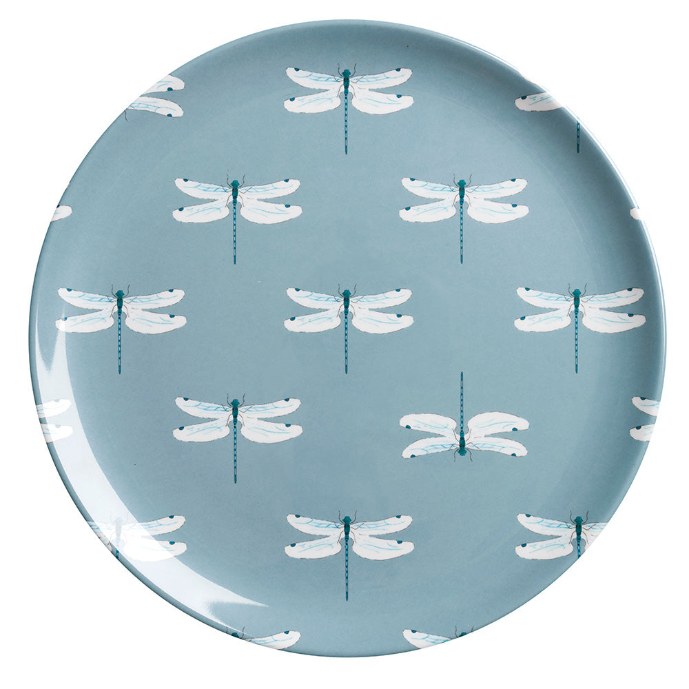 Dragonfly Melamine Dinner Plate