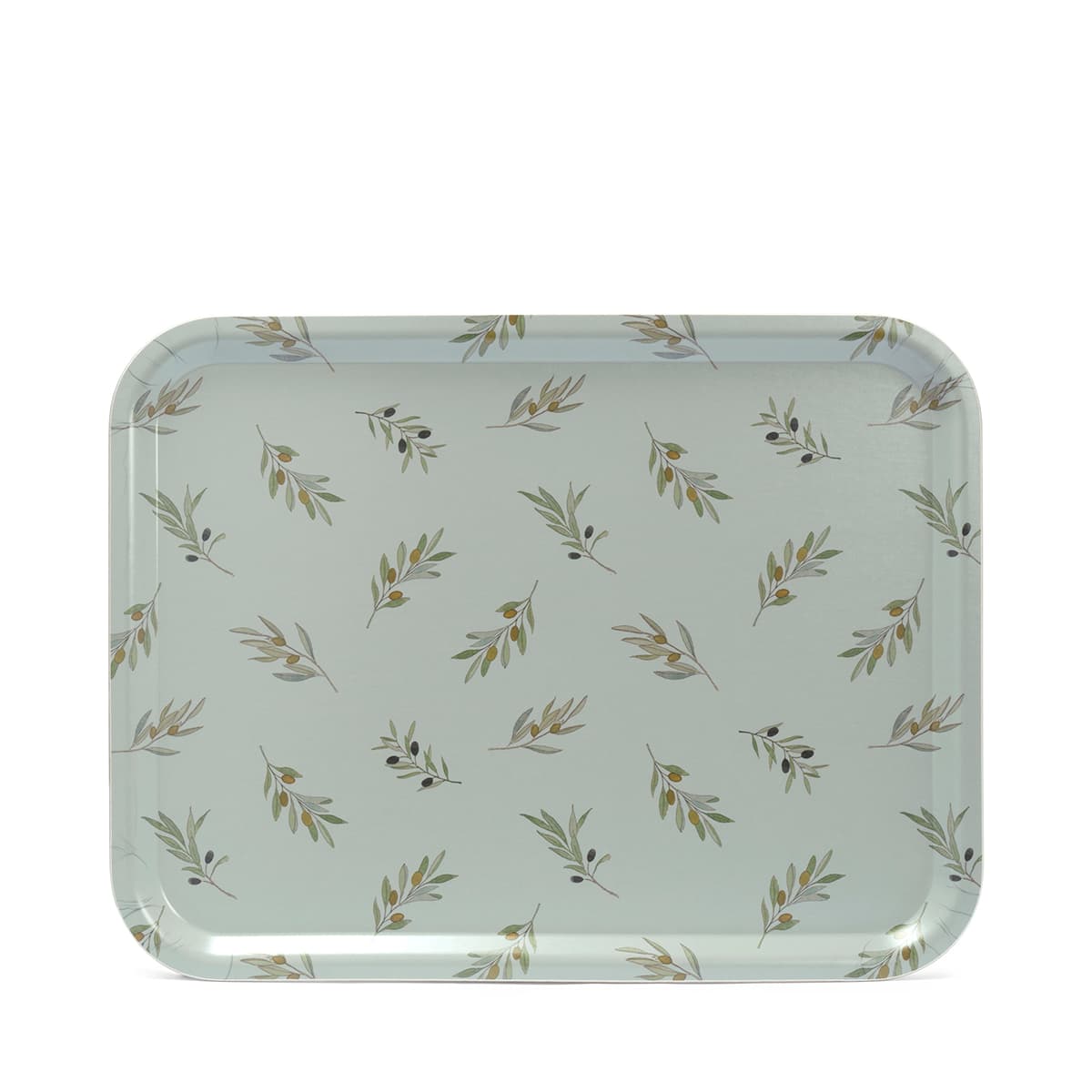 Olive Branches Printed Large Tray