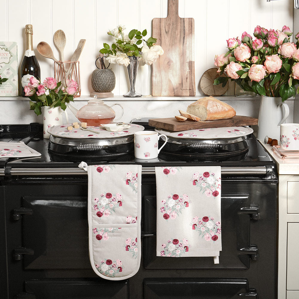 Peony Tea Towel