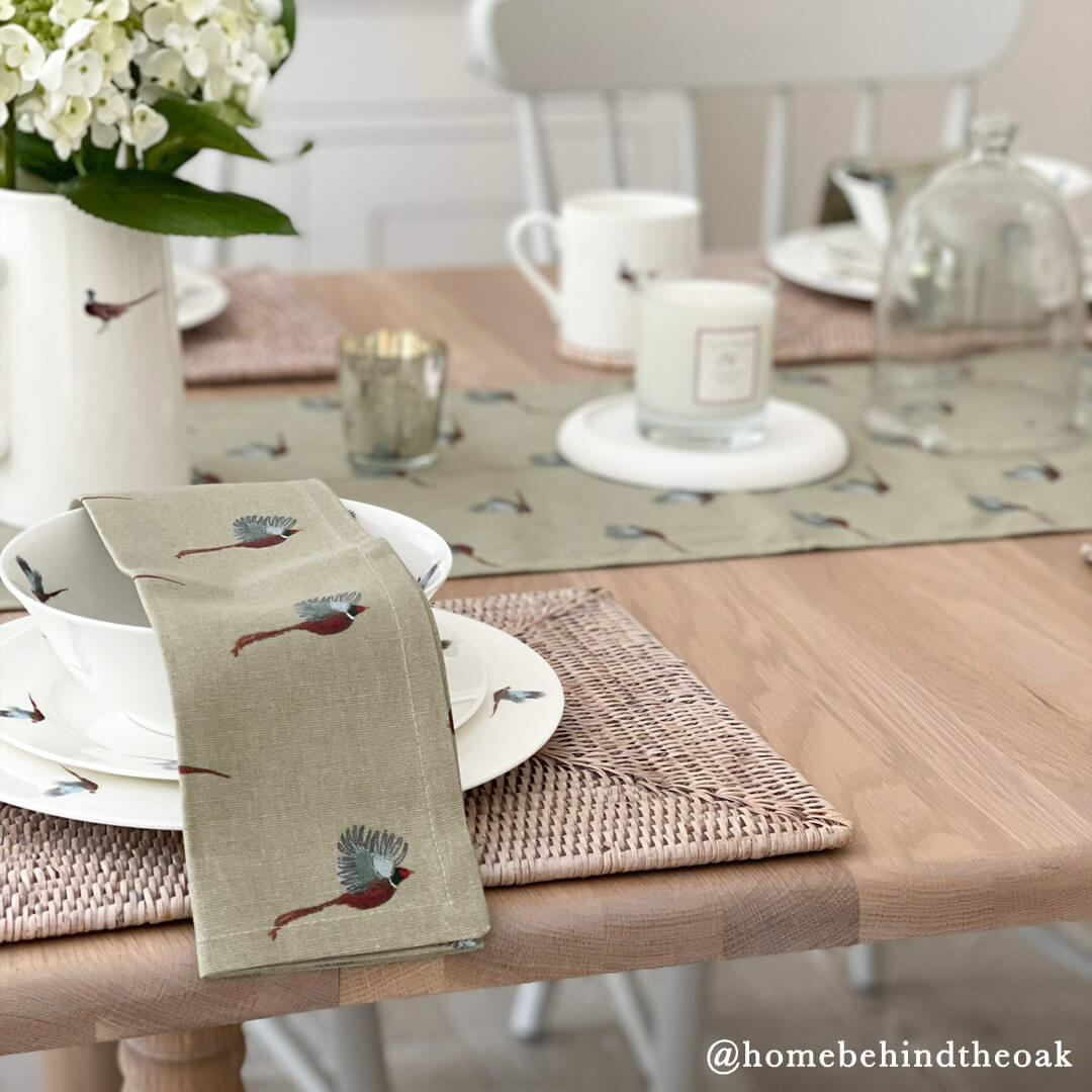 Pheasant Napkins (Set of 4)