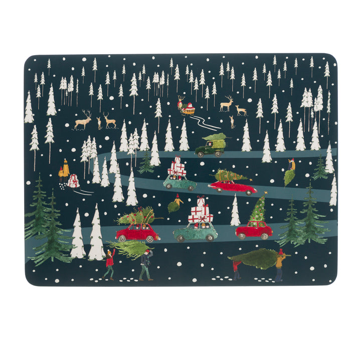Home for Christmas Placemats (Set of 4) by Sophie Allport