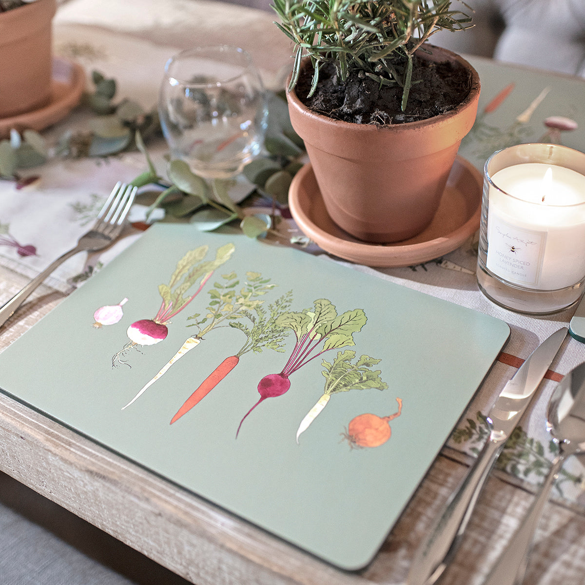 Home Grown Placemats (Set of 4) by Sophie Allport