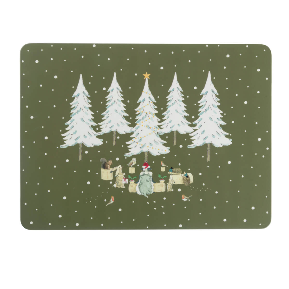 Festive Forest Placemats (Set of 4)