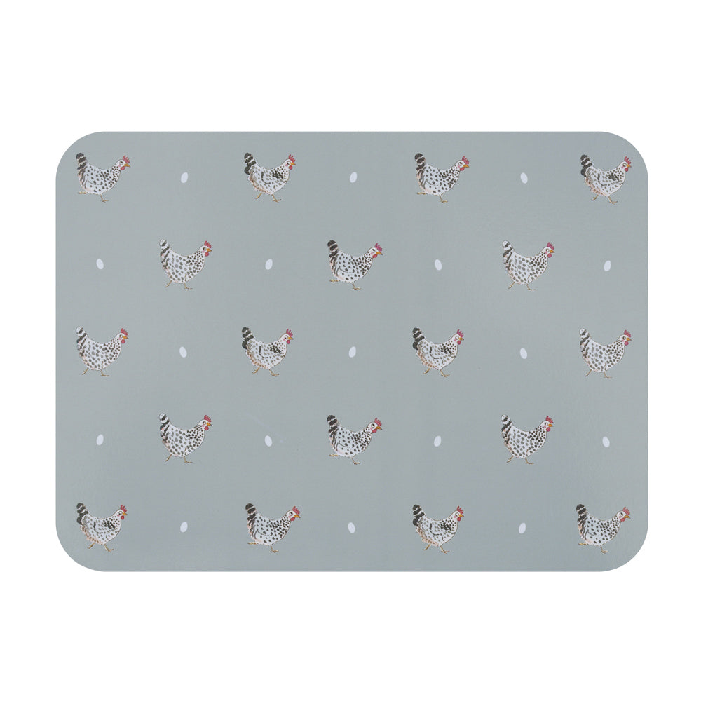 Chicken Placemats Set of 4 by Sophie Allport