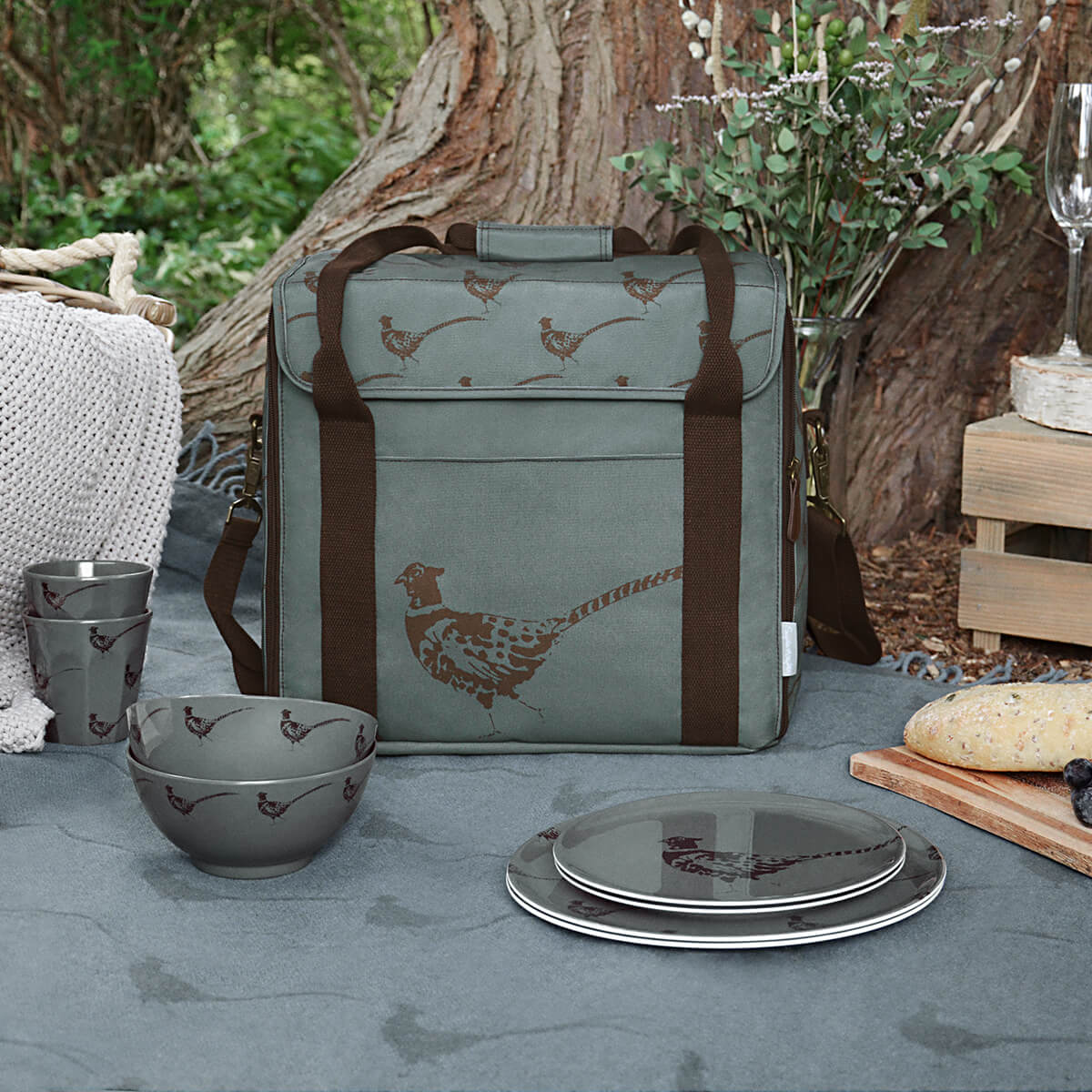 Pheasant Melamine Beaker