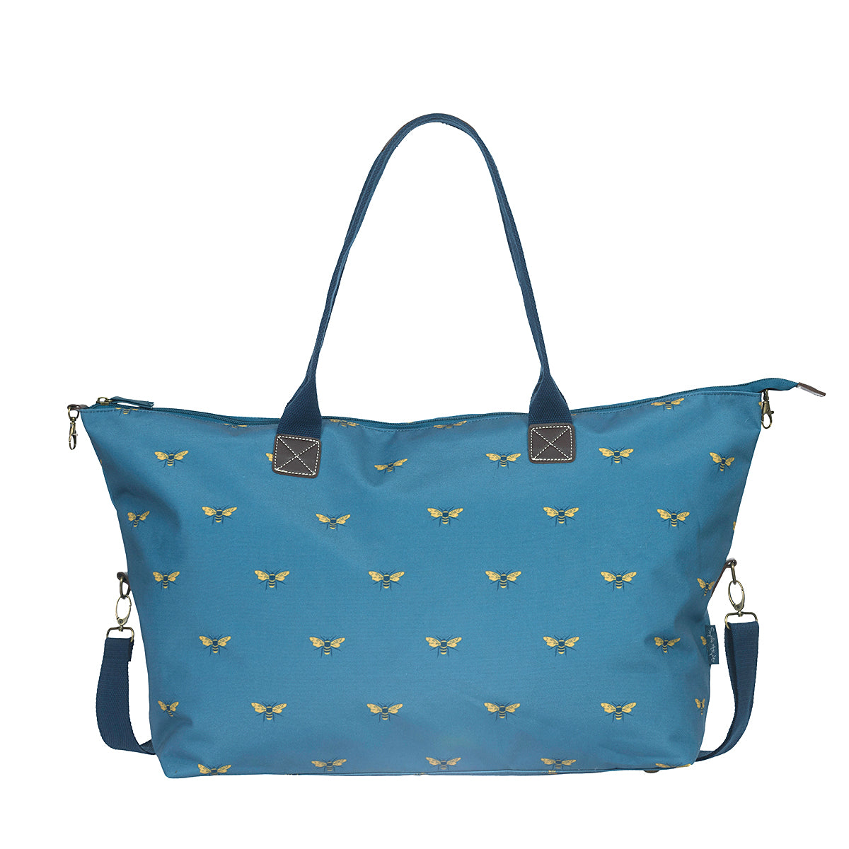 Bees Teal Weekend Oundle Bag by Sophie Allport