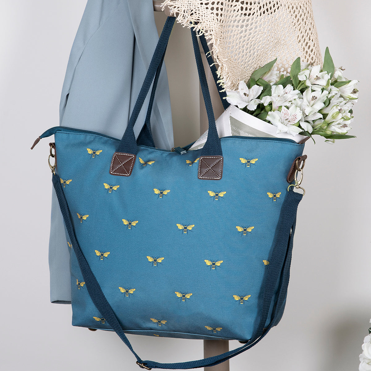 Teal coloured bag, gift idea for her by Sophie Allport