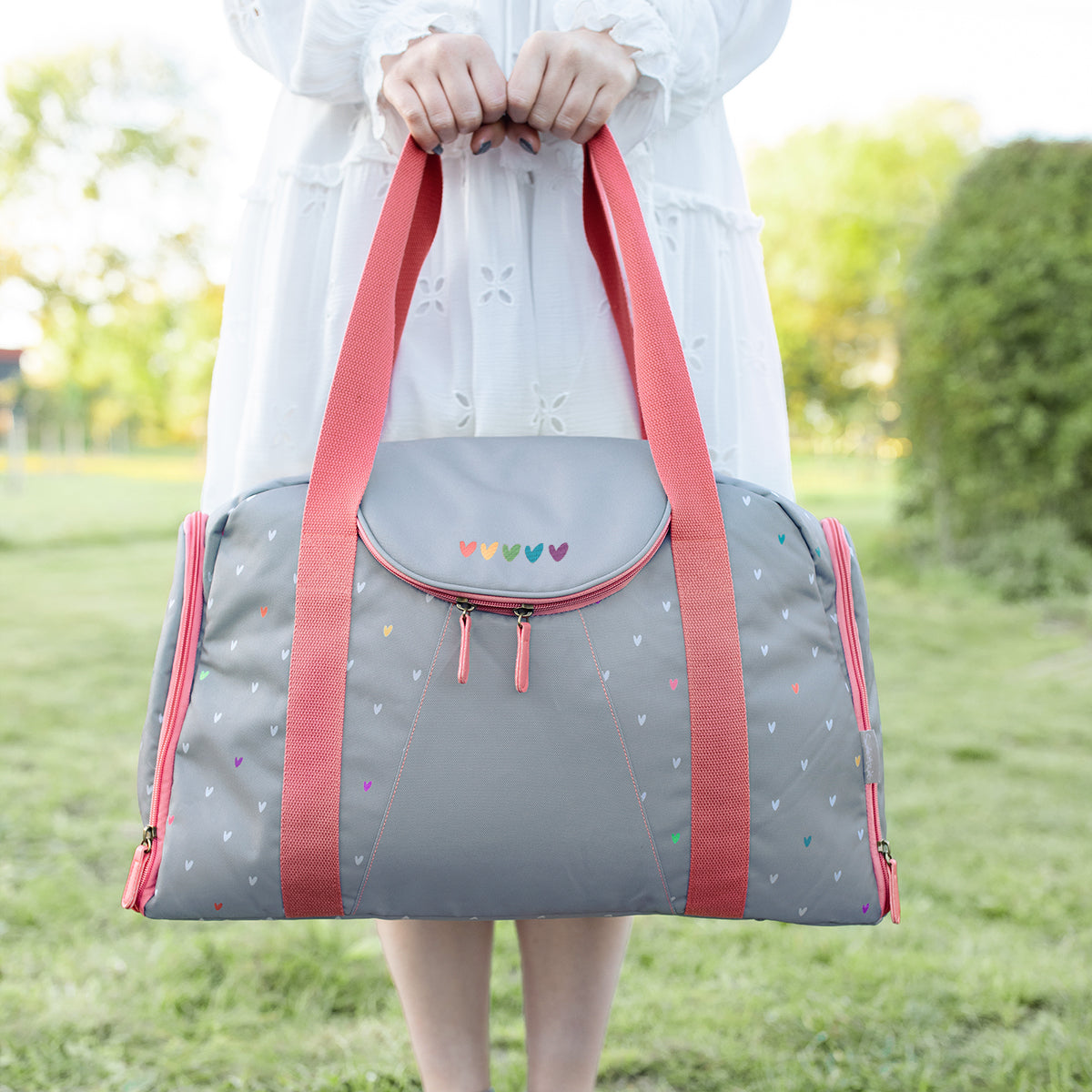 Multicoloured Hearts Picnic Bag