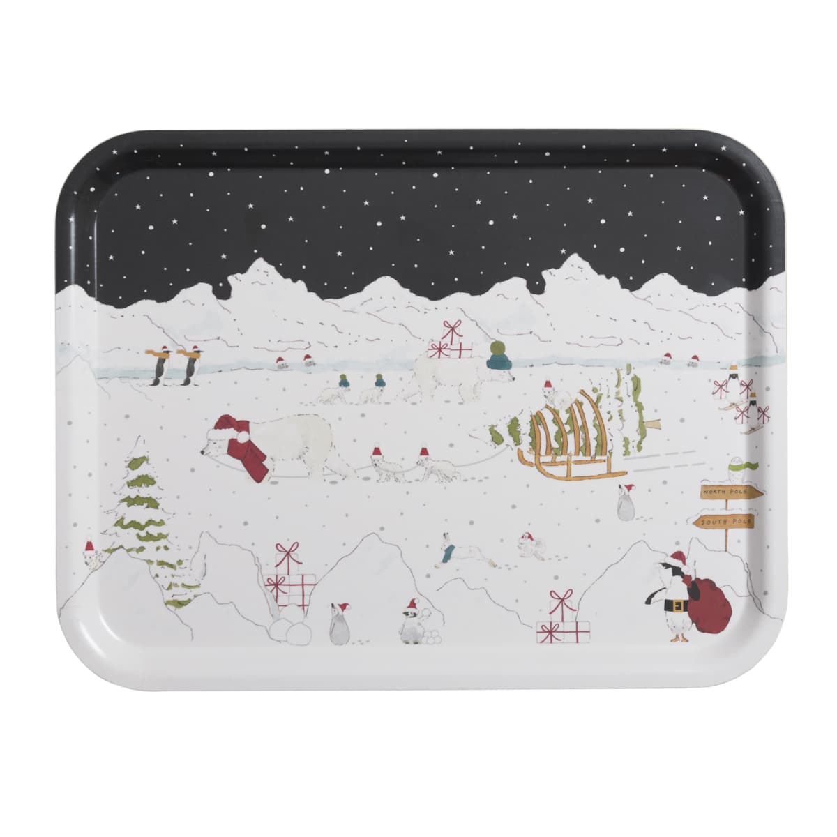 Snow Season Printed Tray