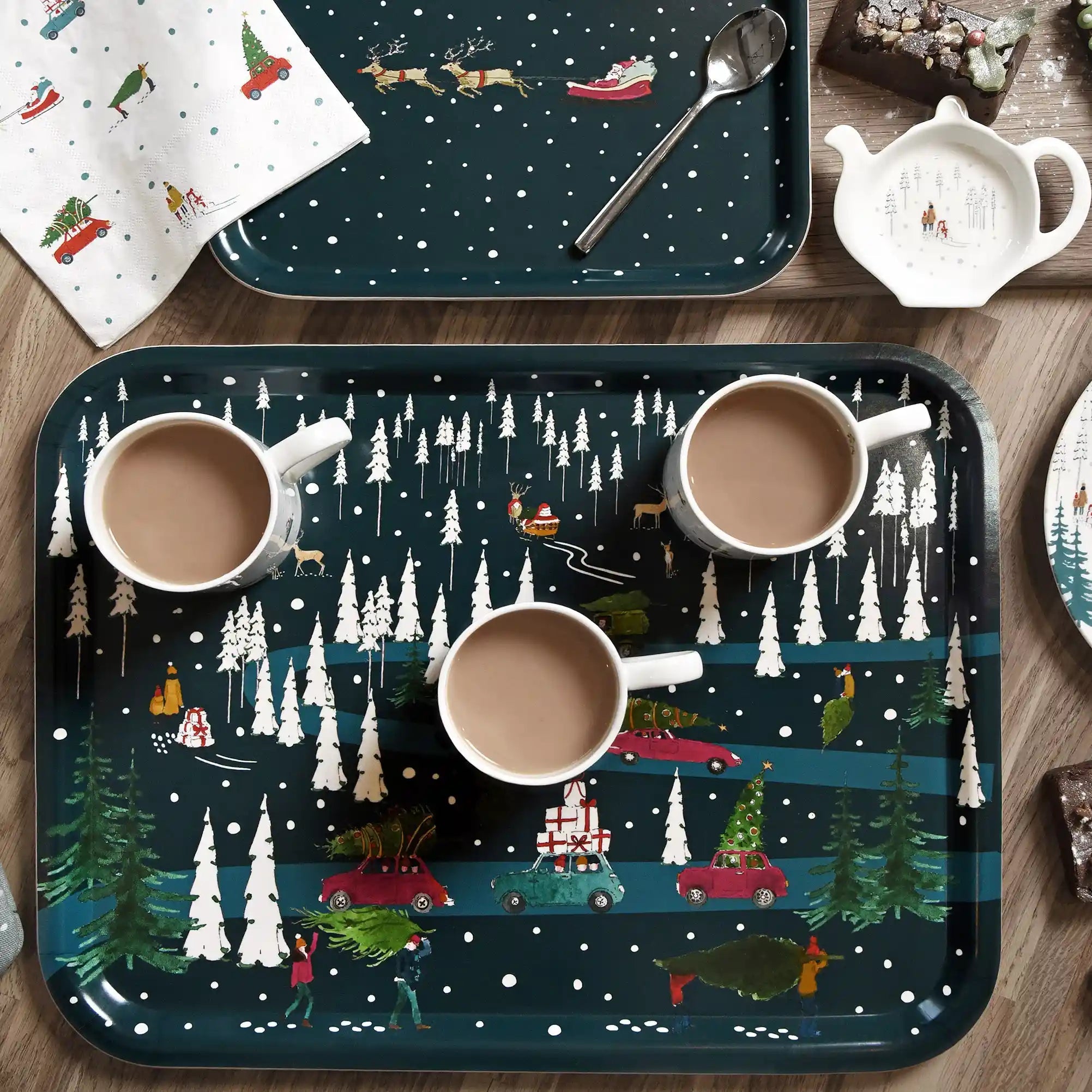Home for Christmas Serving Tray - Large
