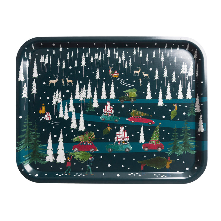 Home for Christmas Serving Tray - Large by Sophie Allport