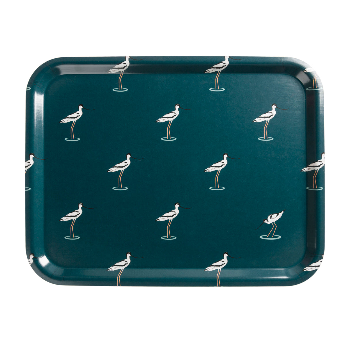 Navy Printed Tray with Sophie Allport's Coastal Birds on