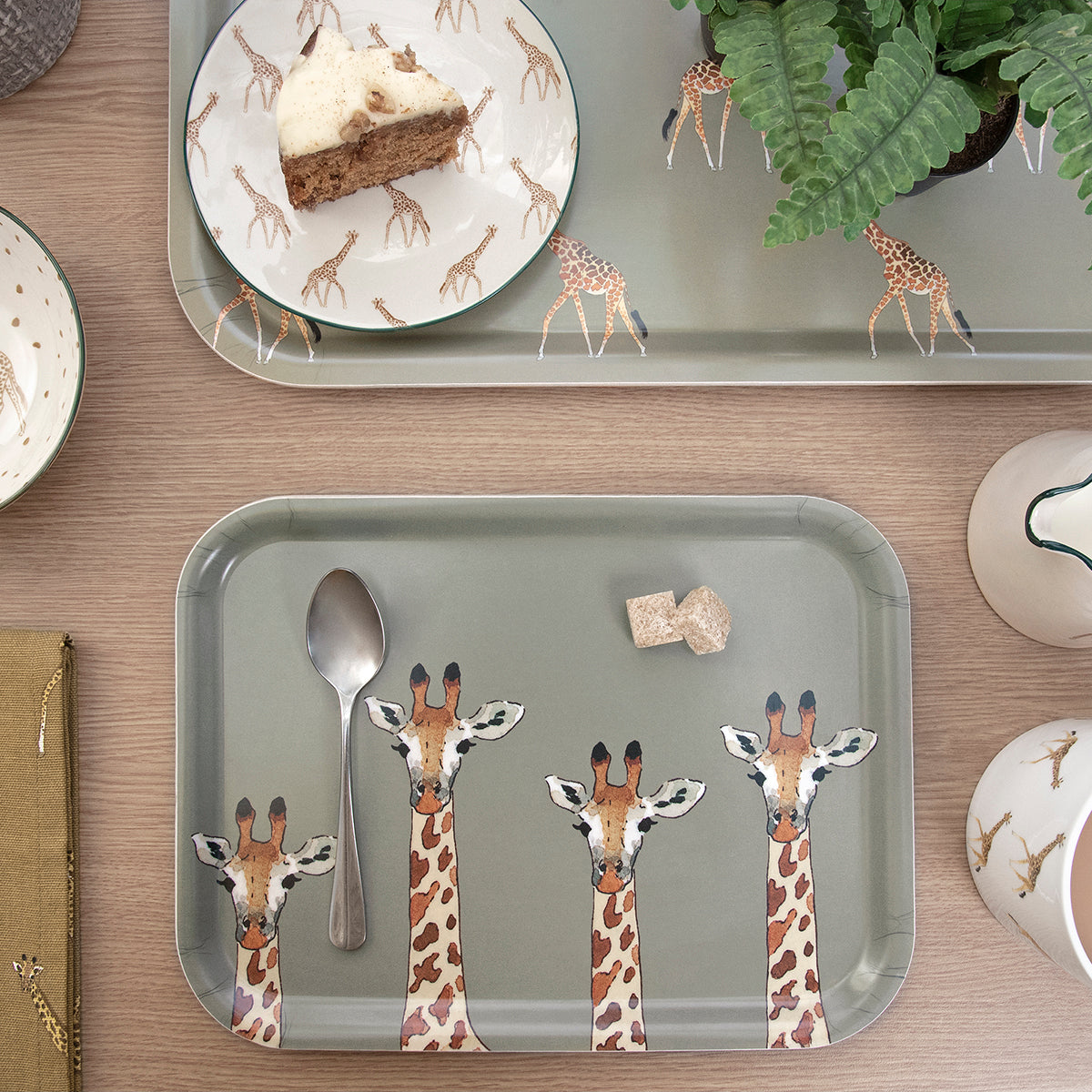 Giraffe Printed Tray by Sophie Allport