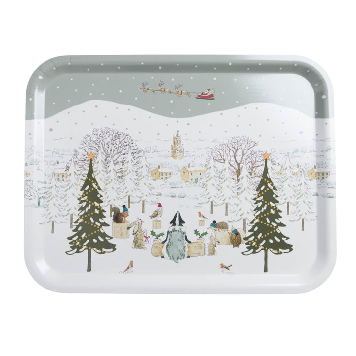 Festive Forest Printed Tray
