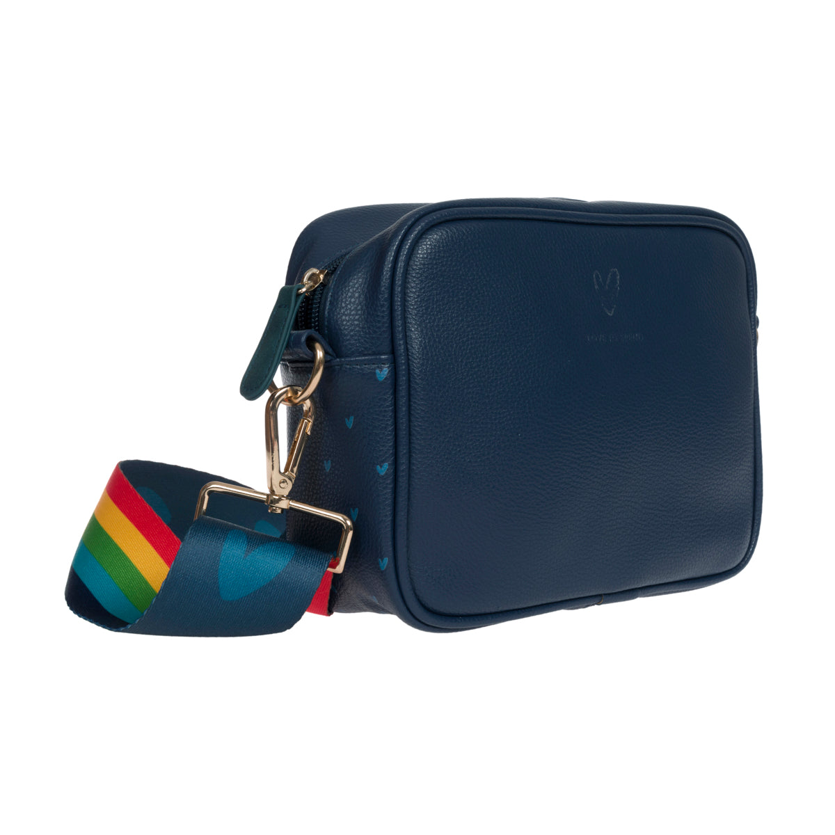 Multicoloured Hearts Camera Bag by Sophie Allport