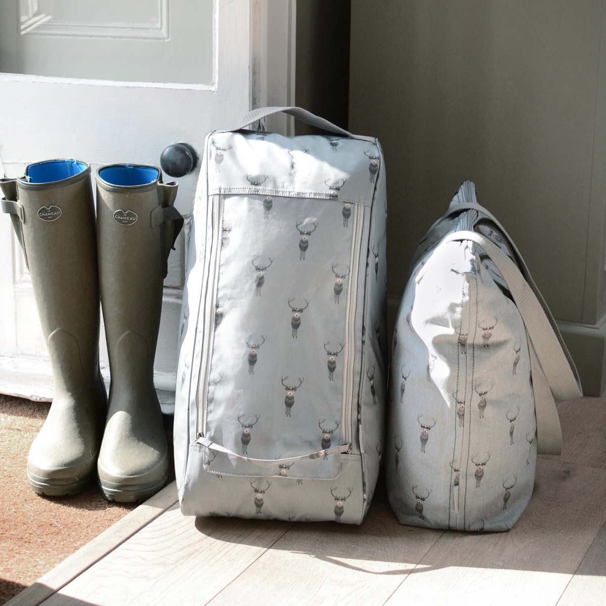 Highland Stag Boot Bag