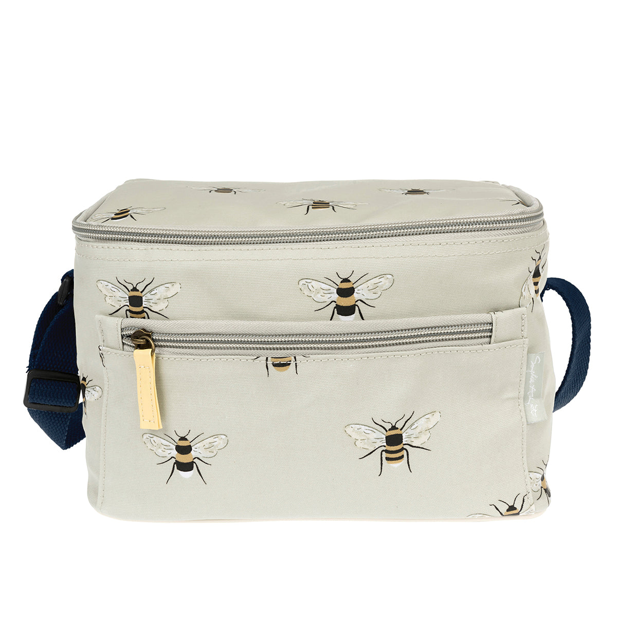 Bees Oilcloth Lunch Bag