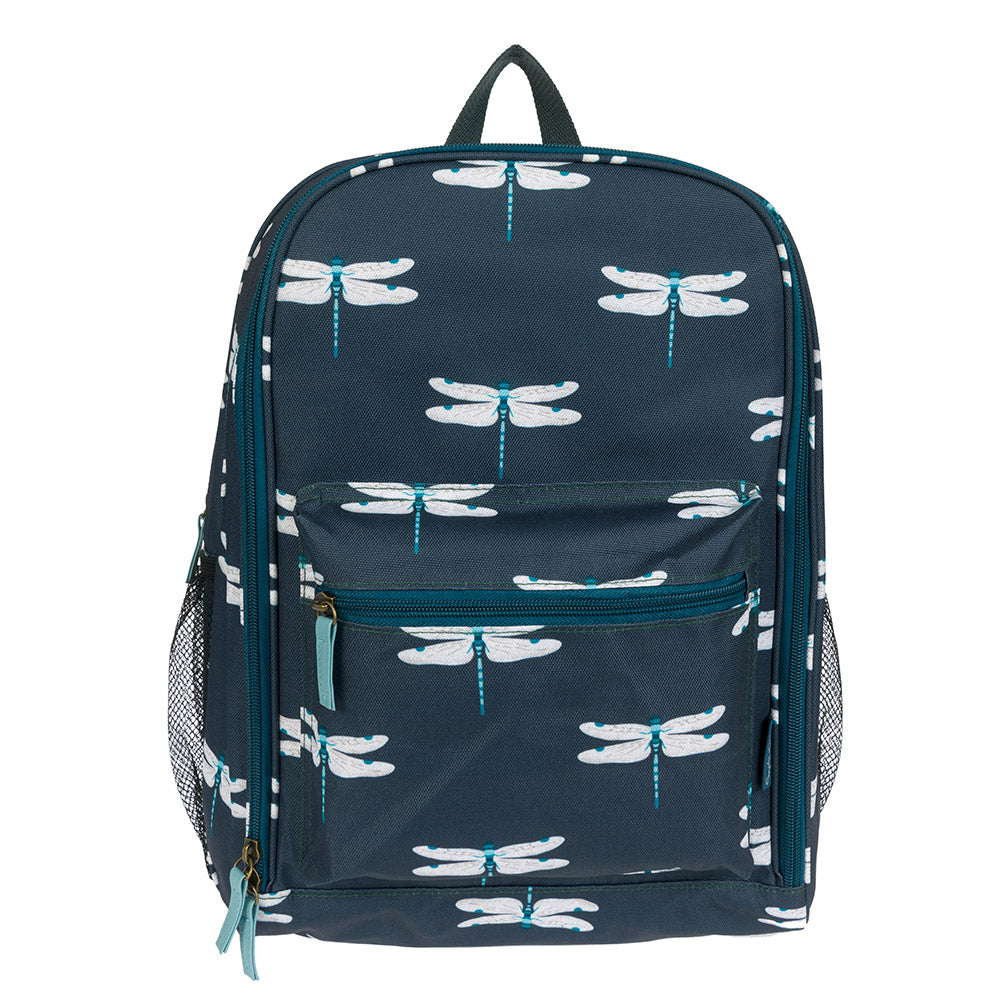 Dragonfly Oilcloth Picnic Rucksack