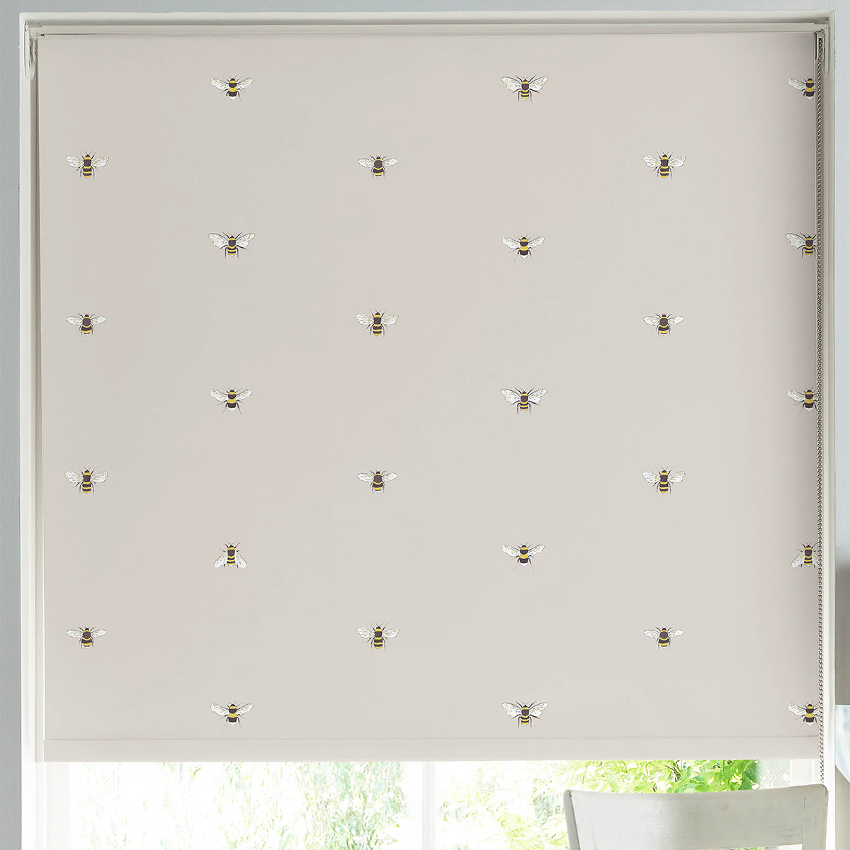 Bees Natural Ready Made Roller Blind