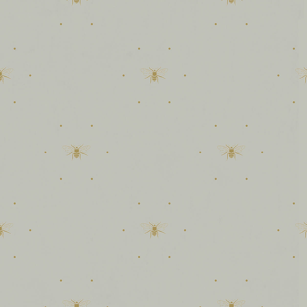 Bees Ochre Made to Measure Roman Blind by Sophie Allport