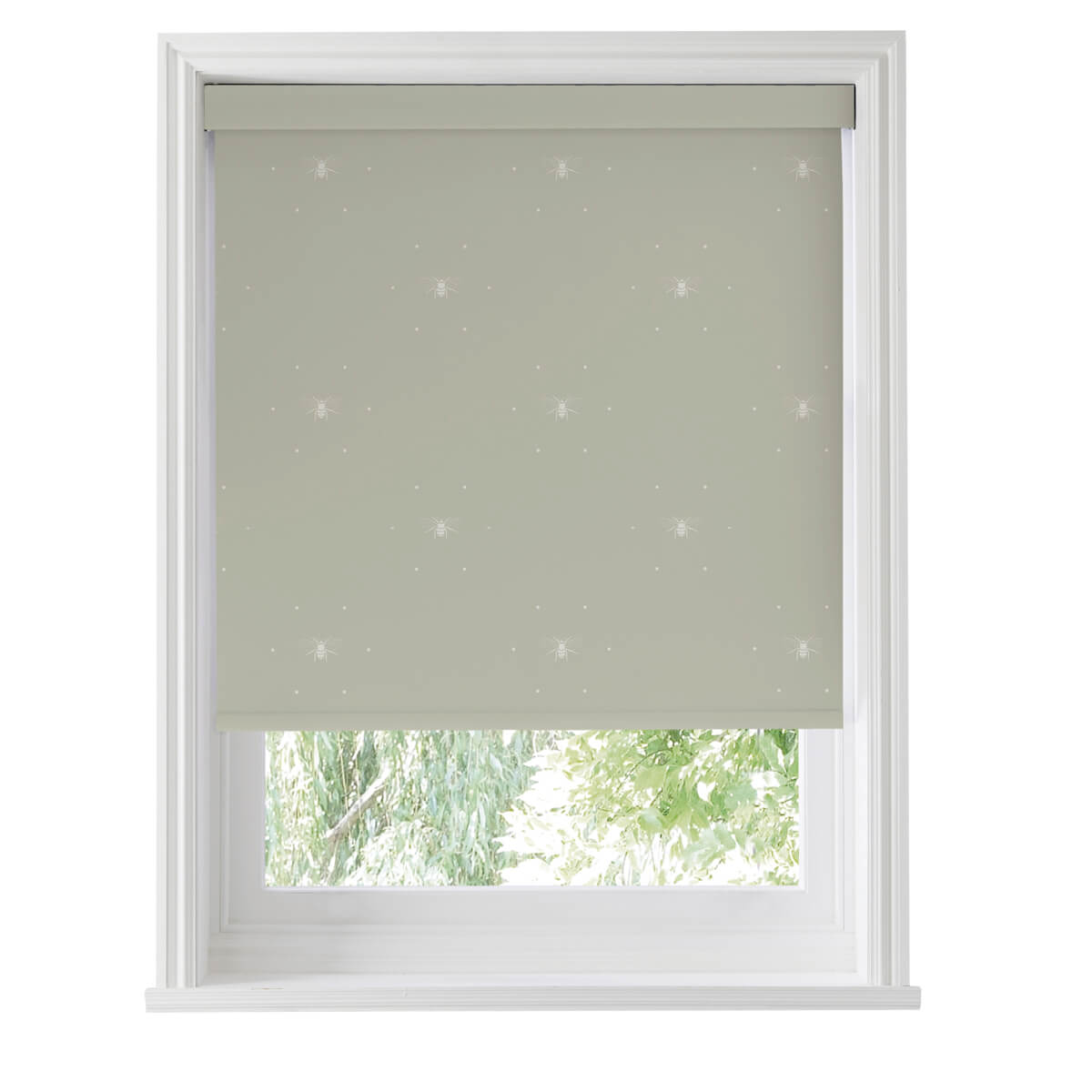 Bees Sand Roller Blind Sample