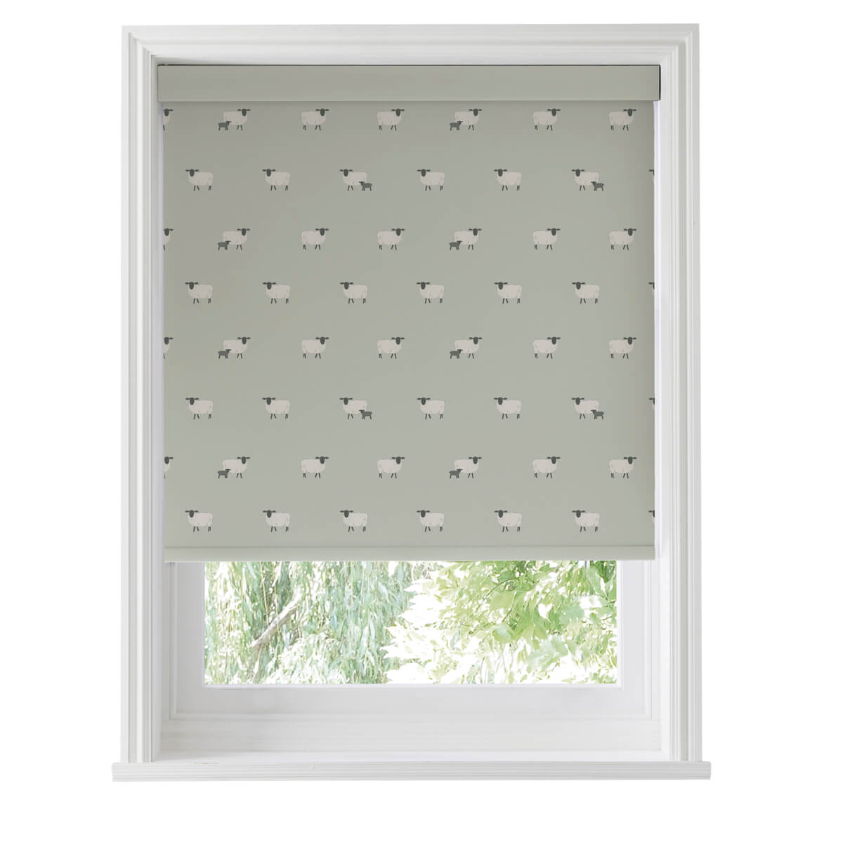 Sheep Pebble Roller Blind Sample