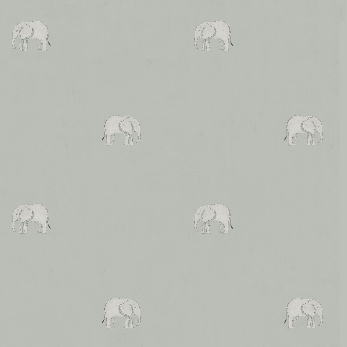 Elephant Green Grey Made to Measure Roman Blind by Sophie Allport