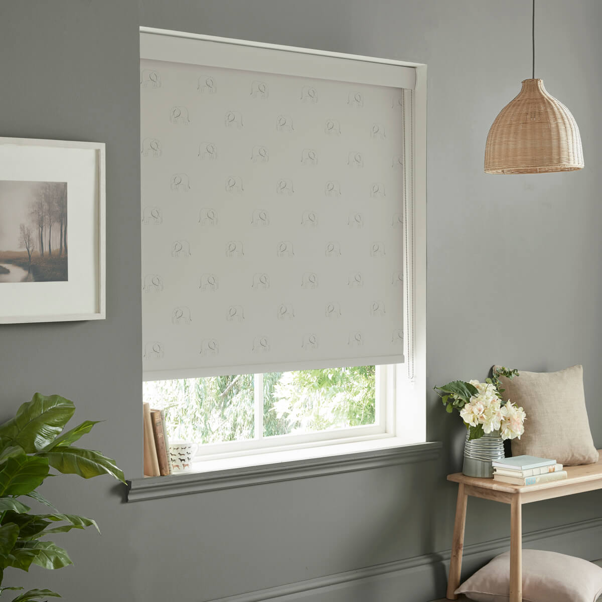 Elephant Slate Grey Made to Measure Roller Blind