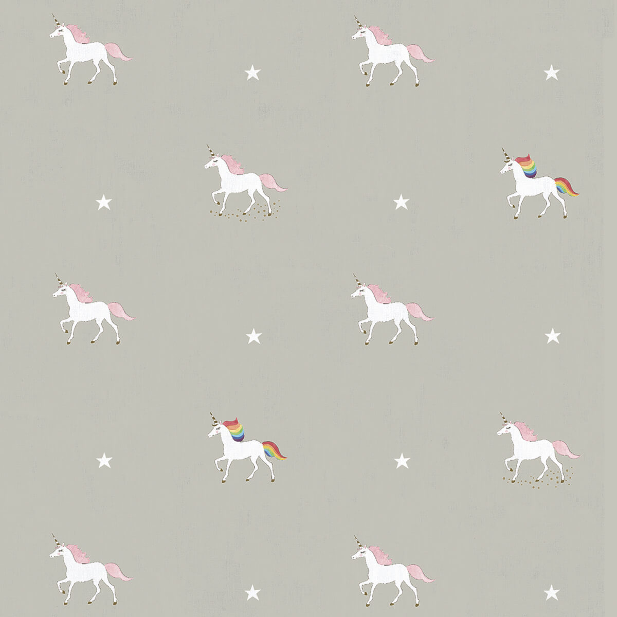 Unicorn Linen Roller Blind Sample