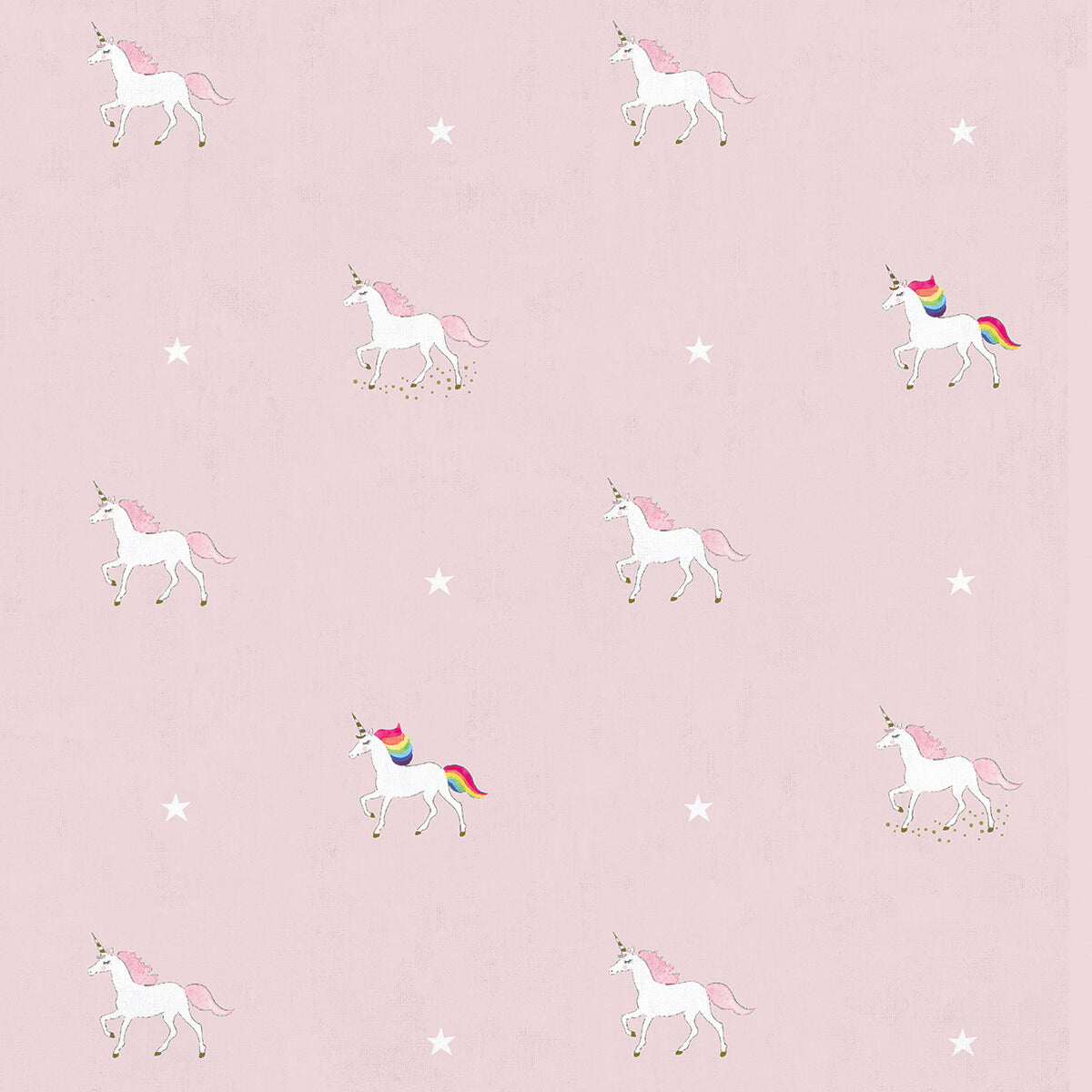 Unicorn Soft Pink Made to Measure Roman Blind by Sophie Allport
