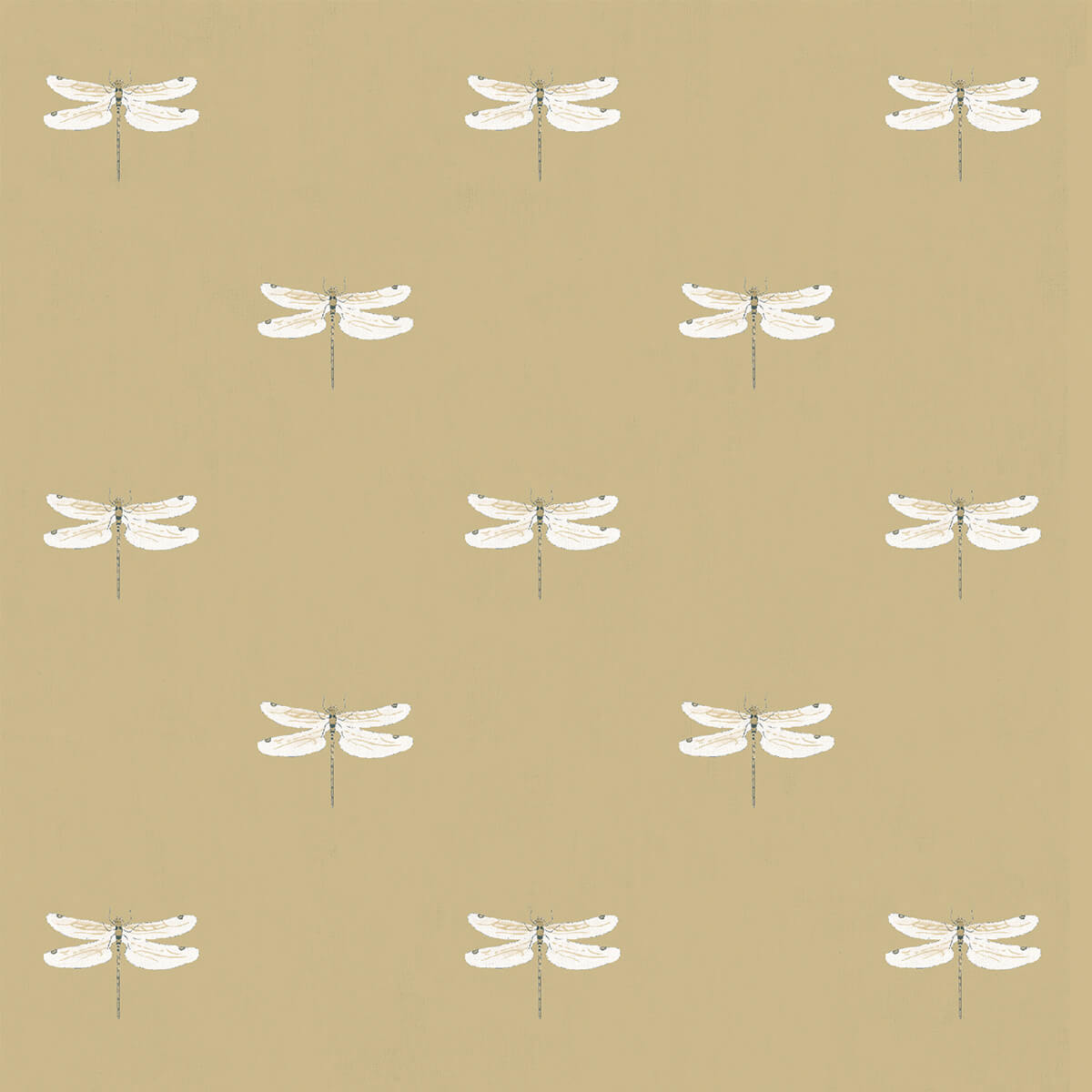 Dragonfly Deep Mustard Made to Measure Roman Blind by Sophie Allport