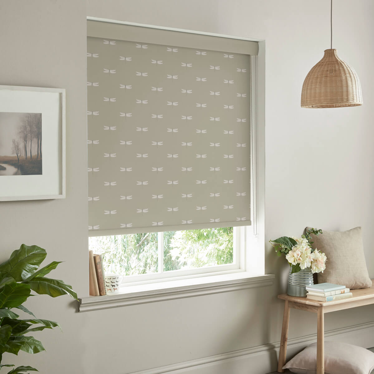 Dragonfly Sand Made to Measure Roller Blind