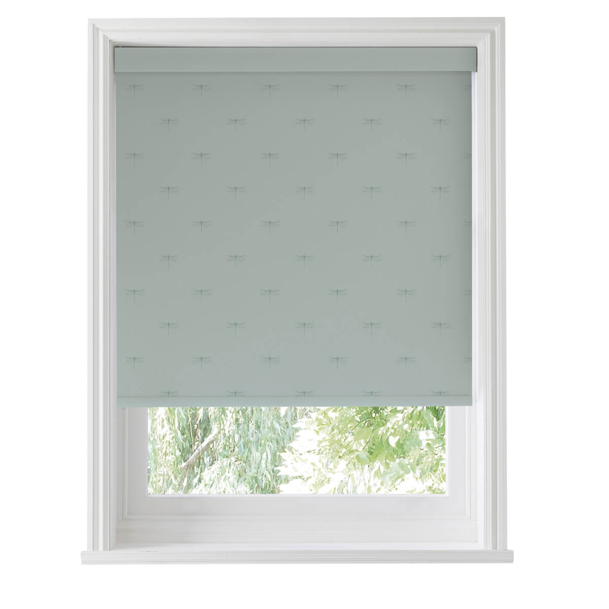 Dragonfly Teal Made to Measure Roller Blind