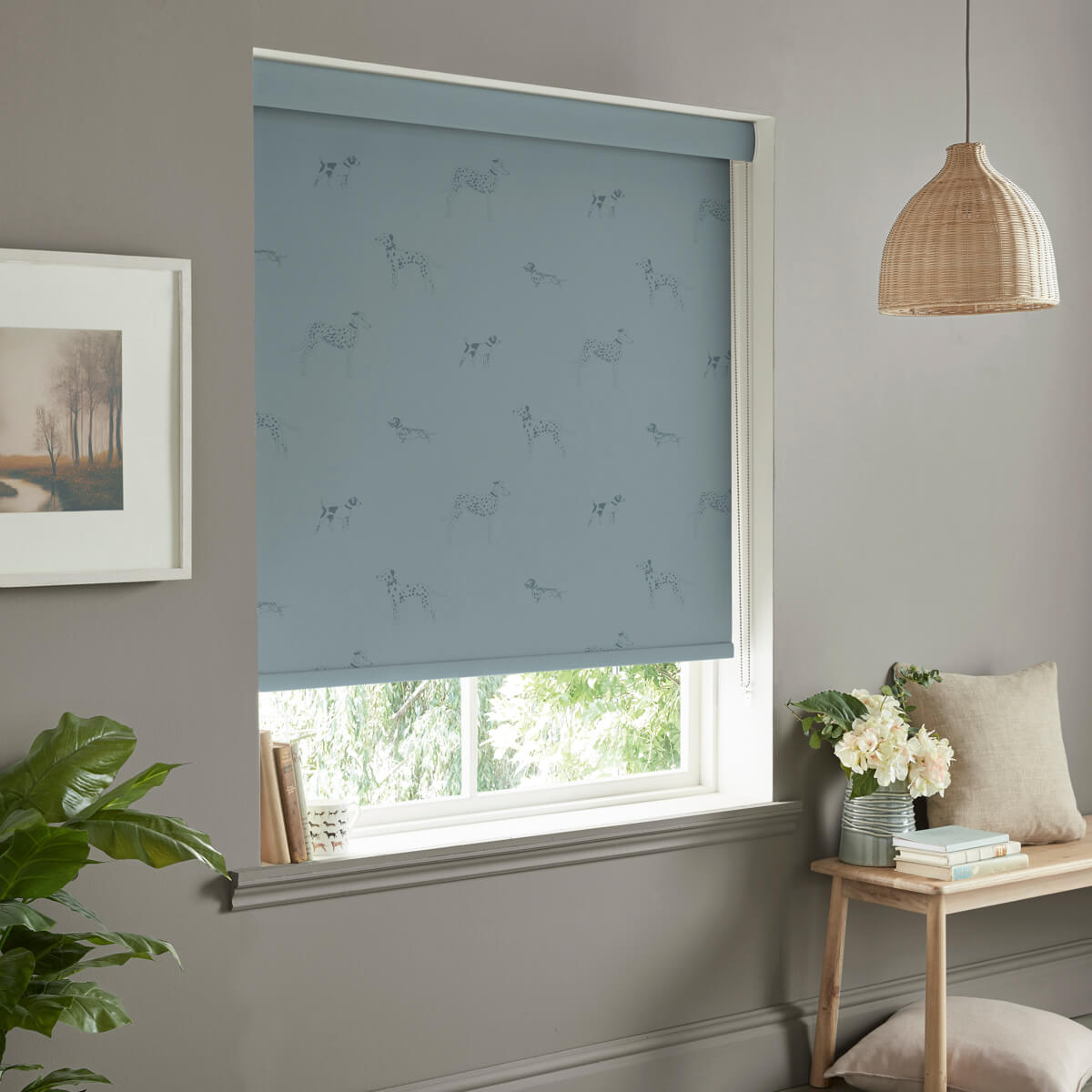 Fetch Teal Made to Measure Roller Blind