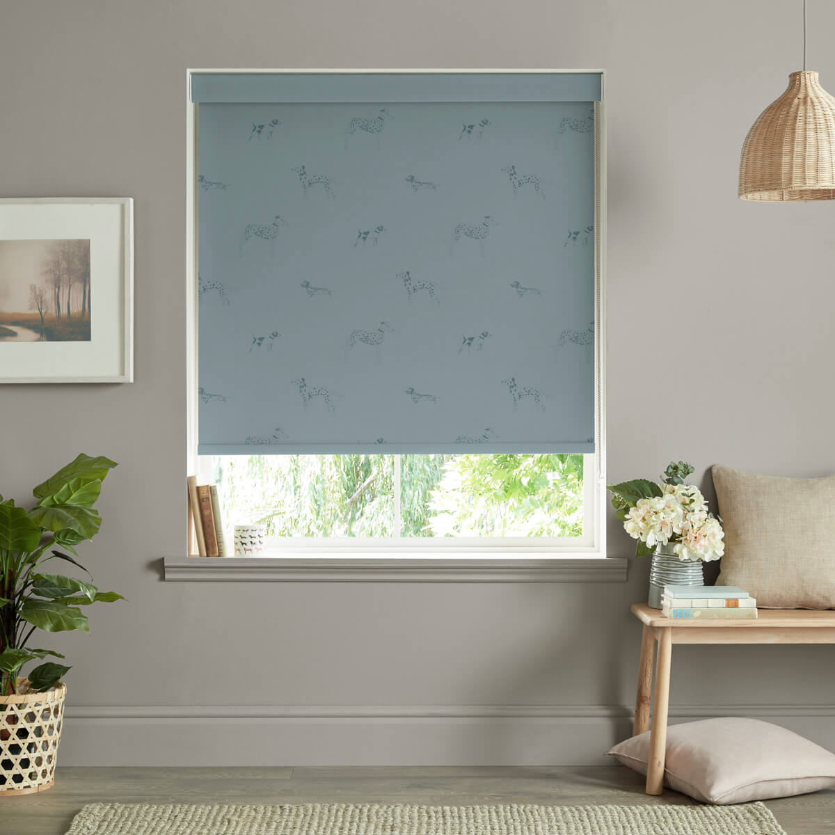 Fetch Teal Made to Measure Roller Blind