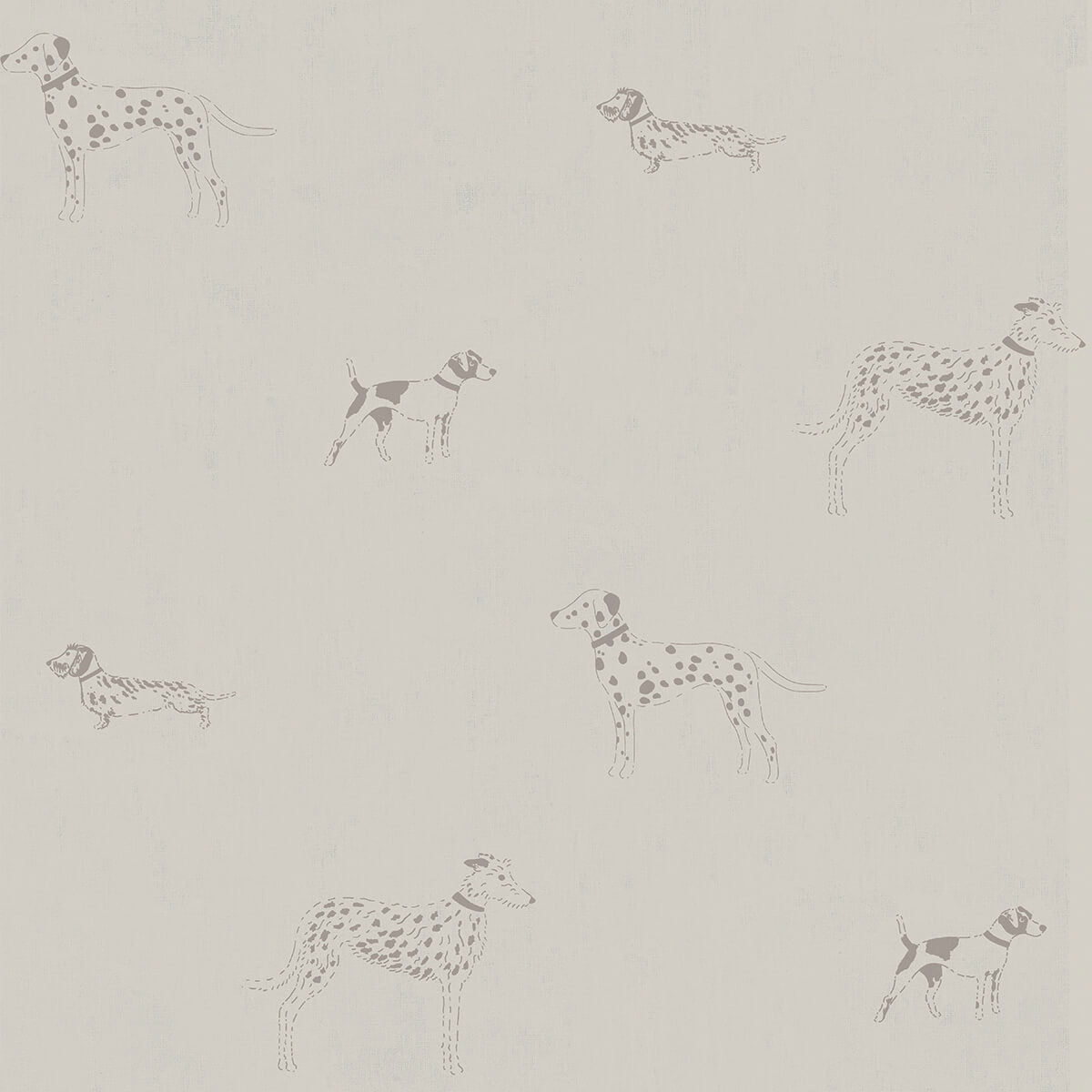 Fetch Warm Grey Made to Measure Roman Blind by Sophie Allport