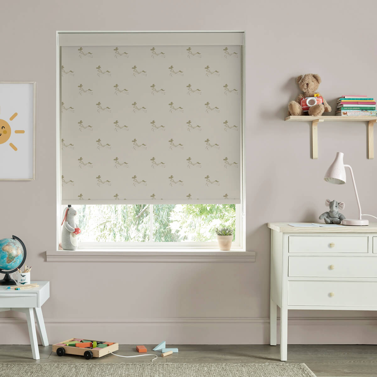 Fairground Ponies Gold Made to Measure Roller Blind