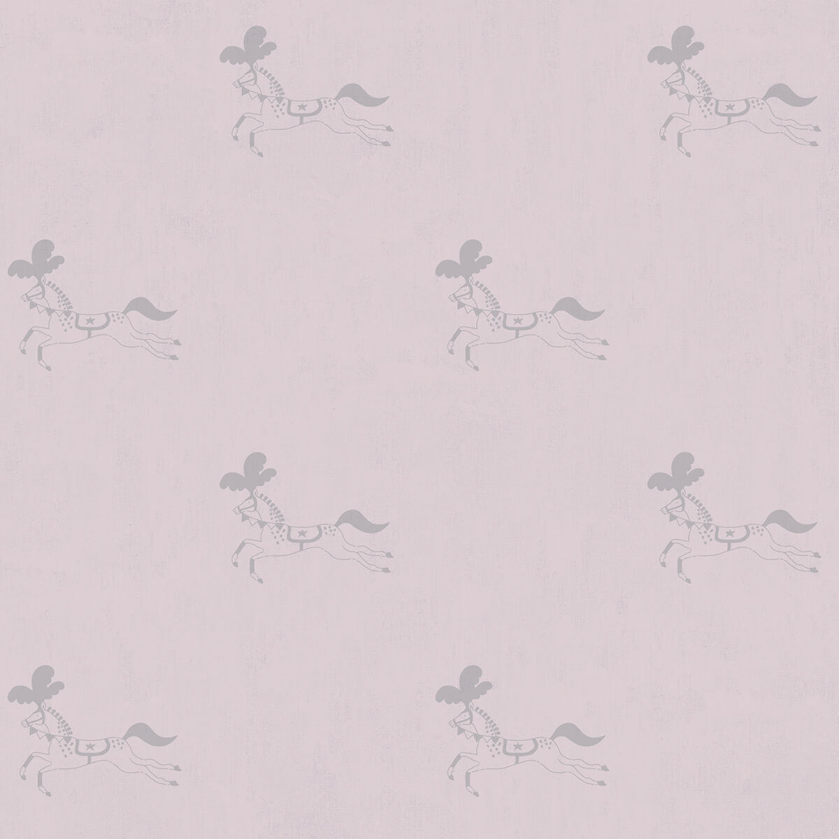 Fairground Ponies Soft Pink Roller Blind Sample