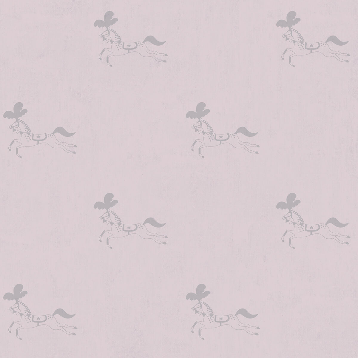 Fairground Ponies Soft Pink Made to Measure Roman Blind by Sophie Allport